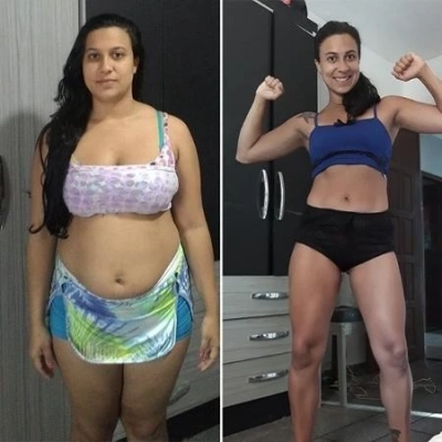 Antes e depois de Patrícia Almeida