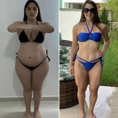 Antes e depois de Marina Cardoso